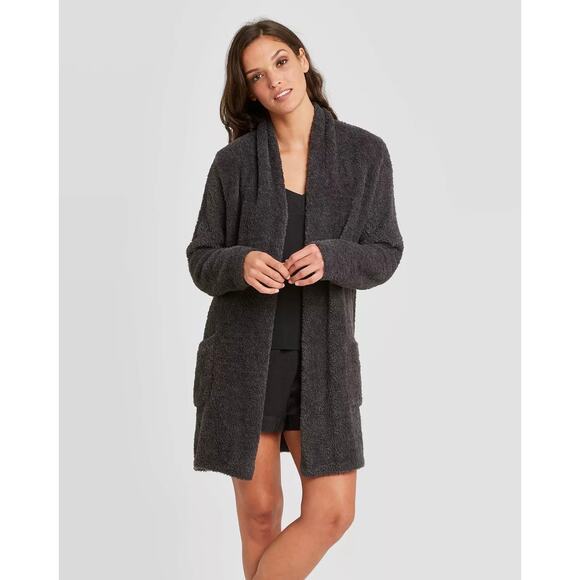 NWOT Stars Above Feather Yarn Sherpa Fleece Long Cardigan  XL/XXL - Picture 1 of 10